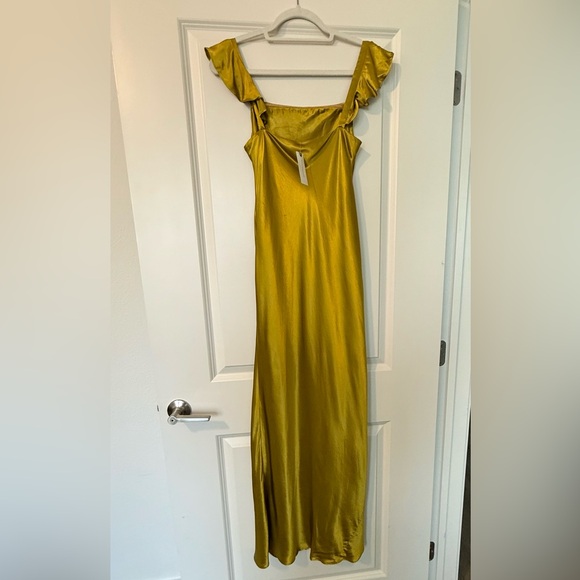 Anthropologie | Flutter-Sleeve Square-Neck Maxi Dress - Picture 7 of 10